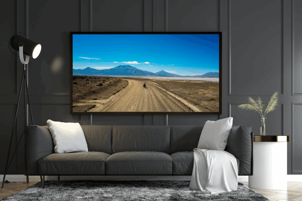 Bike no Deserto Boliviano - Quadro Fotografia decoração