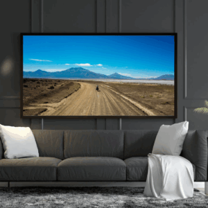 Bike no Deserto Boliviano - Quadro Fotografia decoração