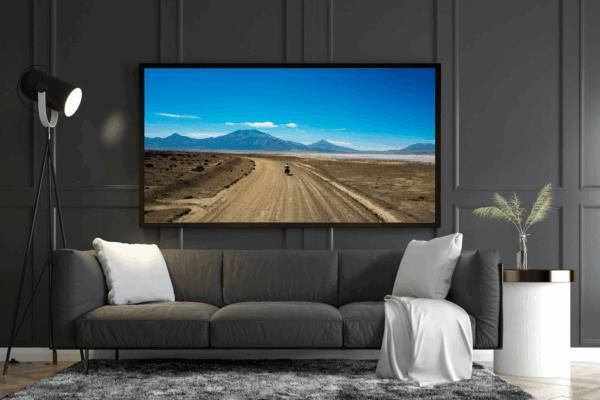 Bike no Deserto Boliviano - Quadro Fotografia decoração