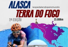 ‘Leo Pedalando pelo Mundo’ busca recorde mundial no Desafio Alaska – Terra do Fogo, de 23 mil km de bike