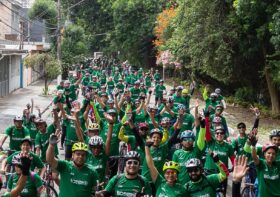 Passeio Ciclístico Ecobike/CMOC em Catalão, GO