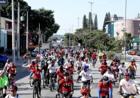 Sucesso marca a Pedalada do Bem em Guarulhos