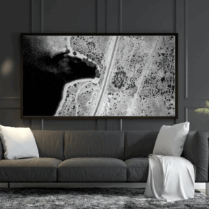 Lago no deserto - Quadro Fotografia decoração