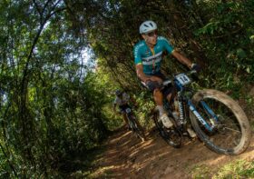 Karen Olimpio e Gustavo Xavier são os vencedores da Maratona na CiMTB Araxá